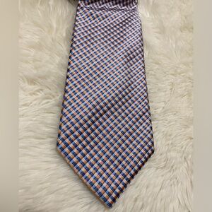 Michael Kors Silk Tie, Blue / Orange, Men’s One Size